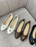 High Quality Round Toe Bow Decor Pump Shoes